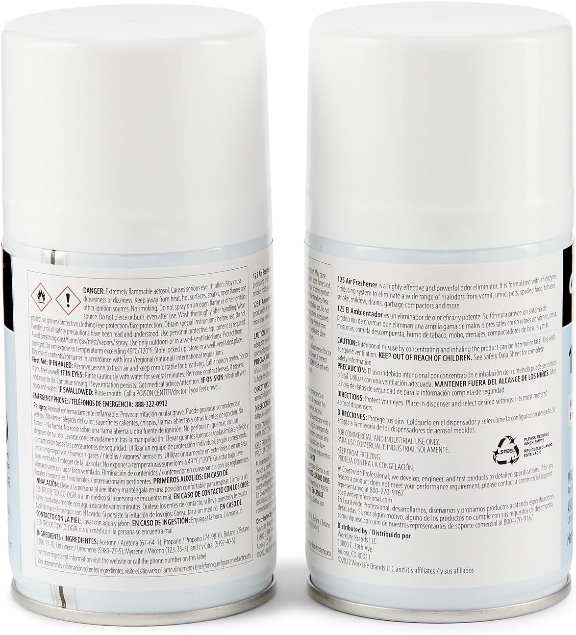 image:imageCoastwide Professional Aerosol Air Freshener Refill Citrus Blast Scent 7 Oz 6Carton