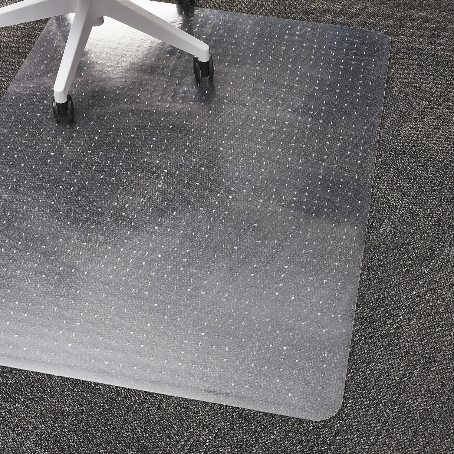 image:imageStaples Office Chair Mat Clear Floor Mats LowPile Carpets 60 x 46 Inch Smooth Glide36 x 48