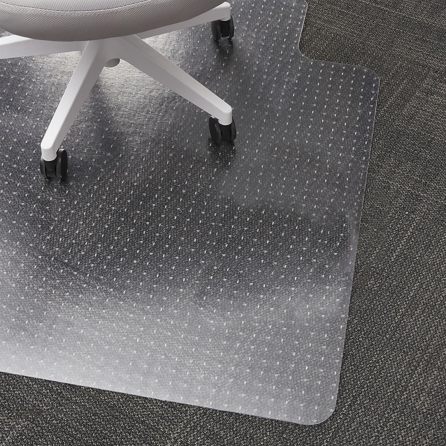 image:imageStaples Office Chair Mat Clear Floor Mats LowPile Carpets 60 x 46 Inch Smooth Glide36 x 48