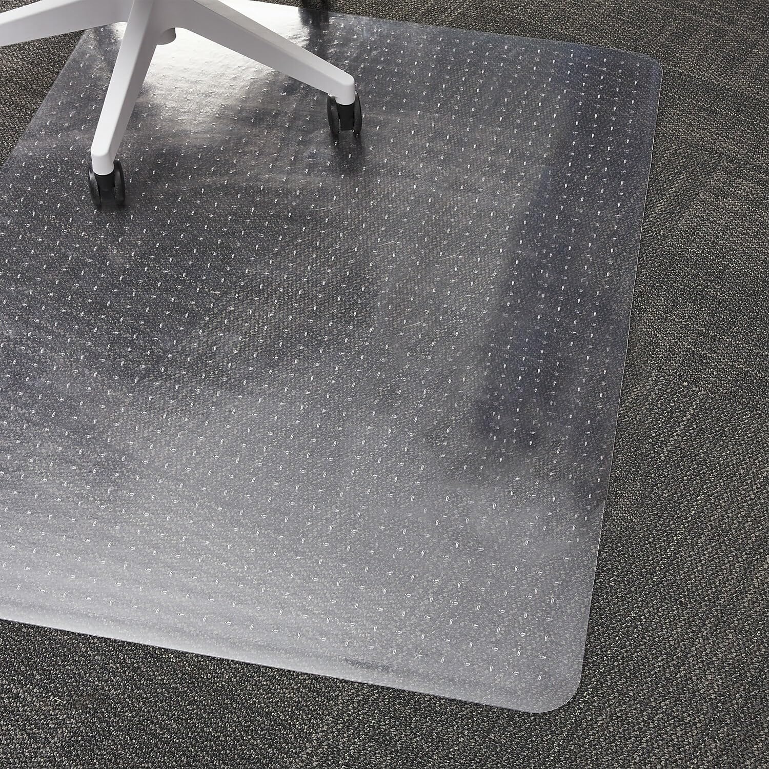 image:imageStaples Office Chair Mat Clear Floor Mats LowPile Carpets 60 x 46 Inch Smooth Glide46 x 60