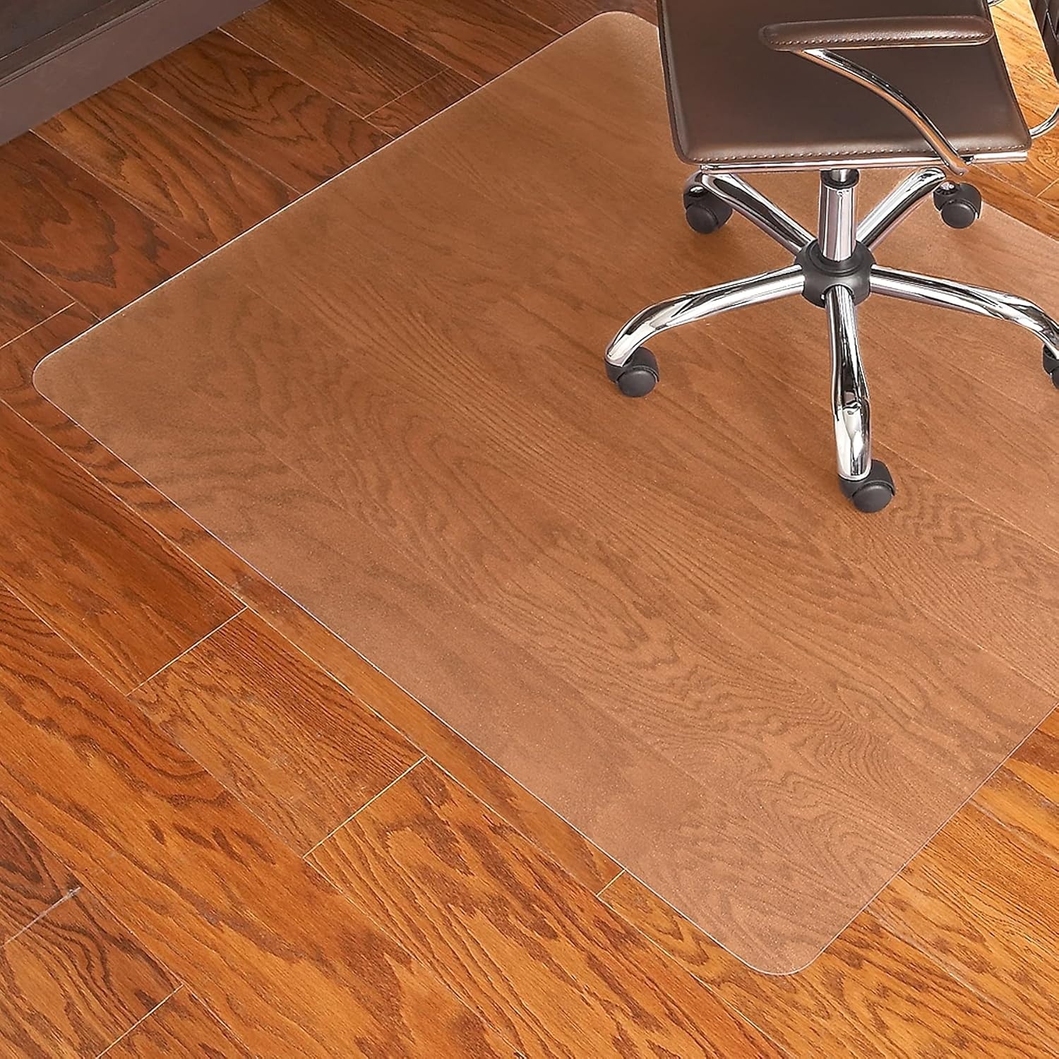 image:imageStaples Office Chair Mat Clear Floor Mats LowPile Carpets 60 x 46 Inch Smooth Glide46 x 60