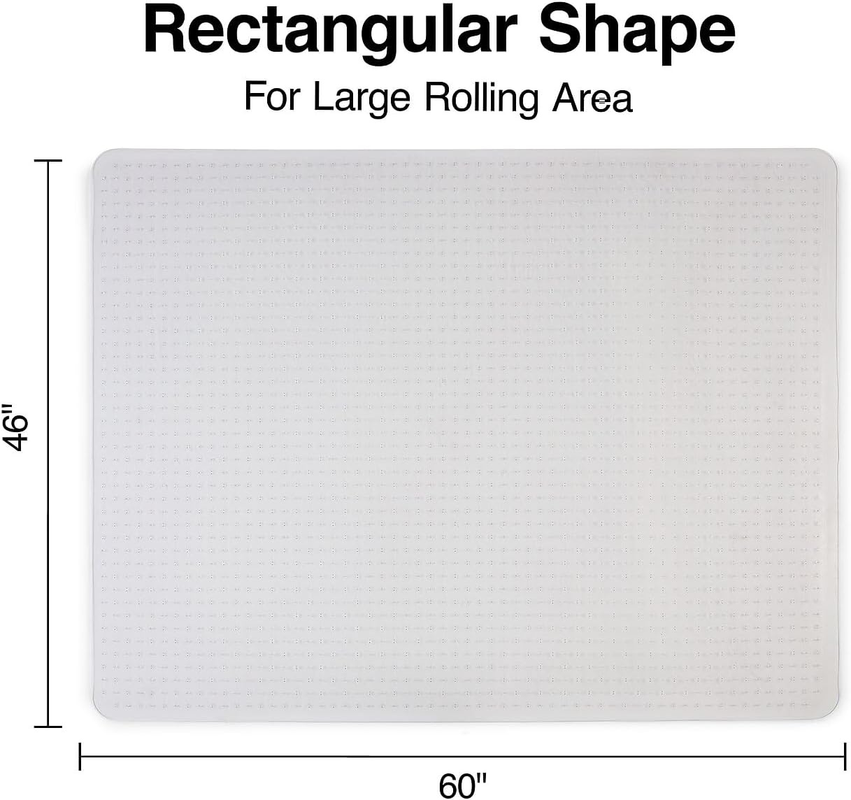 image:imageStaples Office Chair Mat Clear Floor Mats LowPile Carpets 60 x 46 Inch Smooth Glide46 x 60