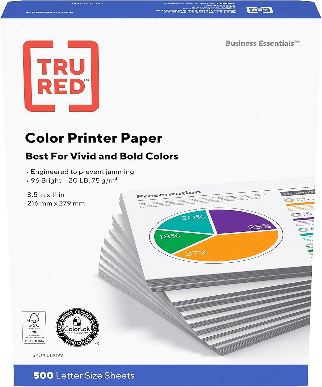 image:imageTRU RED Printer Paper 85 x 11 inch 20 lbs For Office School amp Home85 x 11