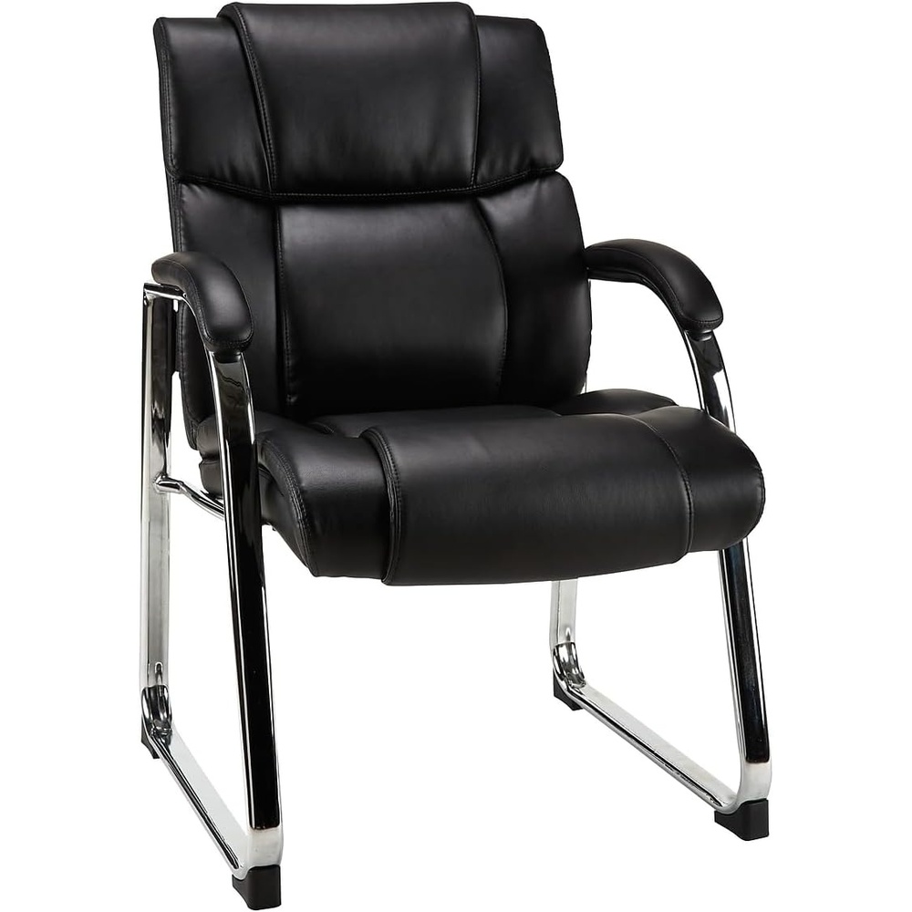 image:imageSTAPLES Guest amp Reception Chair Bonded Leather