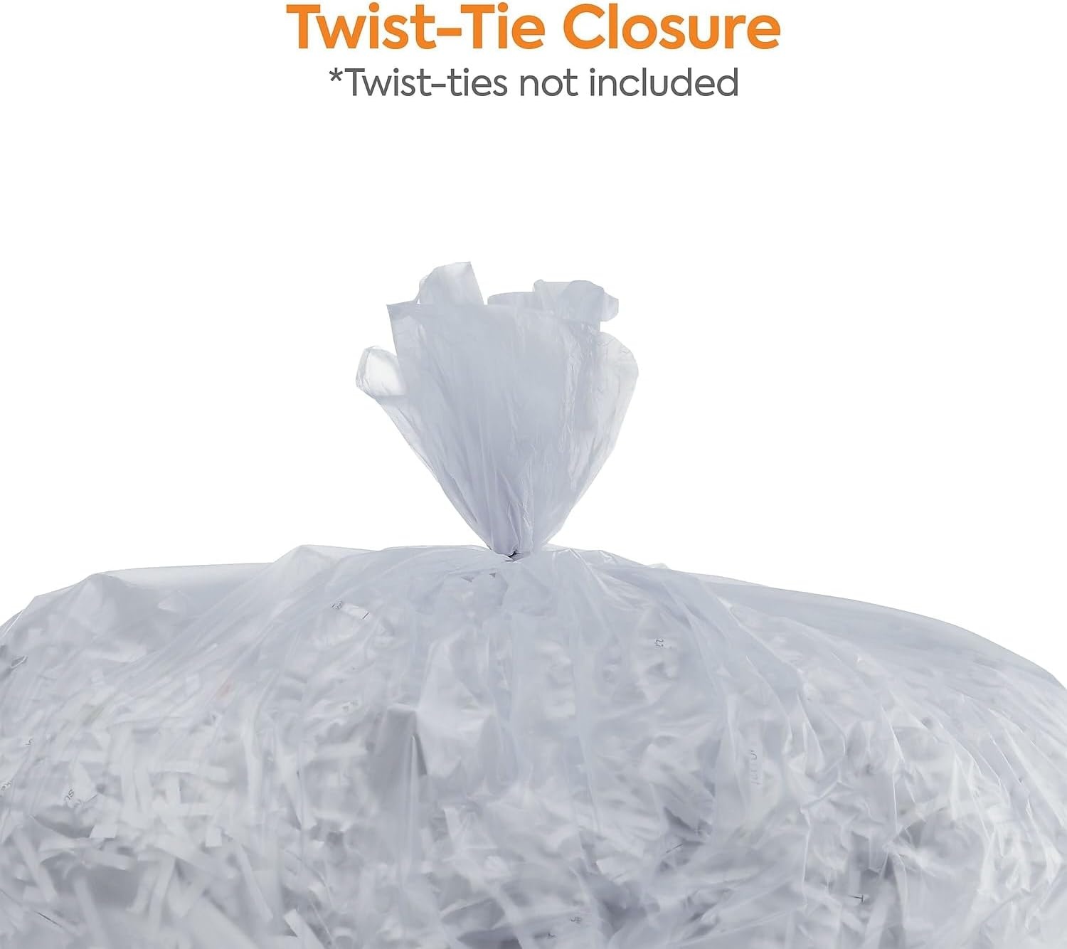 image:imageCoastwide Professional 33 Gallon Trash Bag with 30 PCR 33 x 39 Low Density 08 mil Clear 200 BagsBox