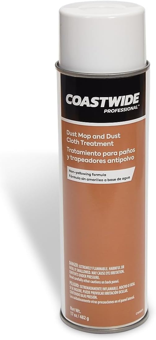 image:imageCoastwide Professional Floor Dust Mop and Dust Cloth Treatment Lemon Scent 17 Oz 6Carton