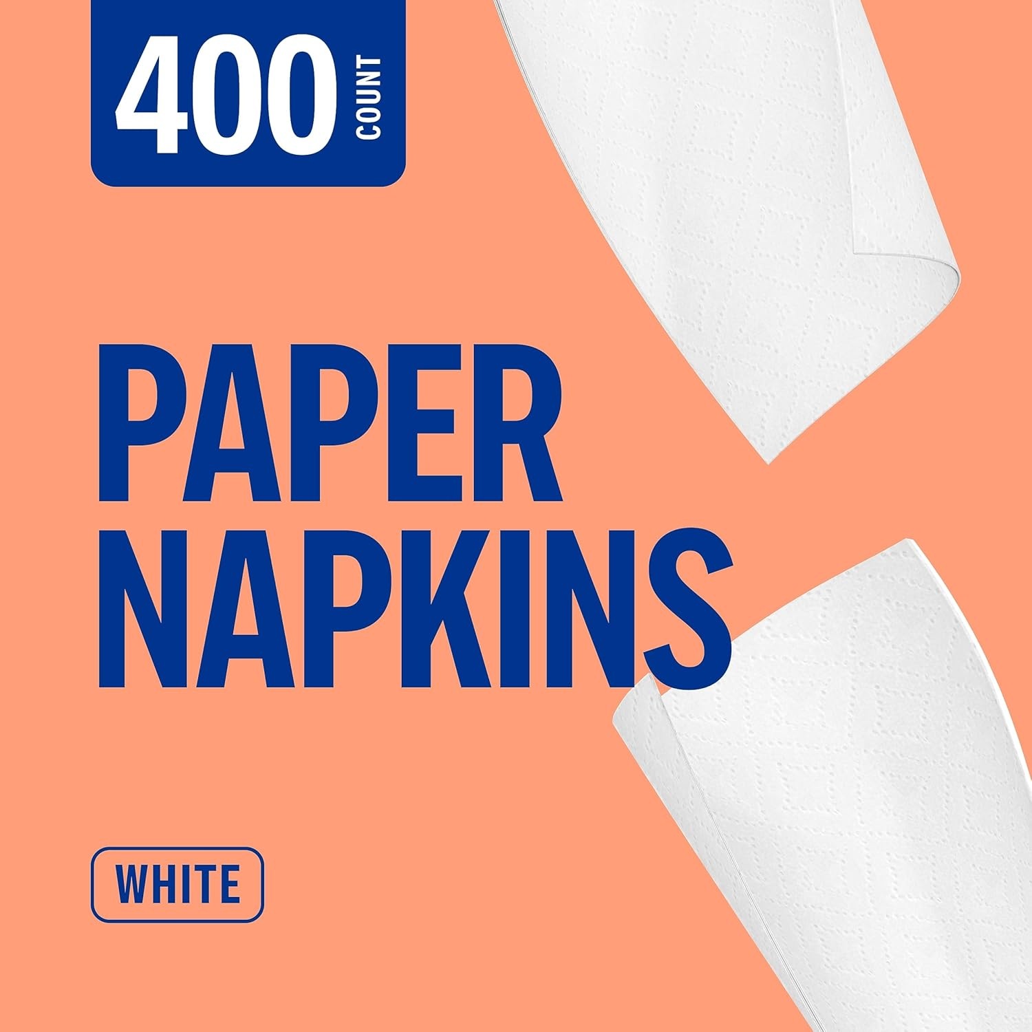 image:imagePerk Paper Napkins Disposable 1Ply Luncheon Size Perfect for Events Entertaining Office 400 Pack
