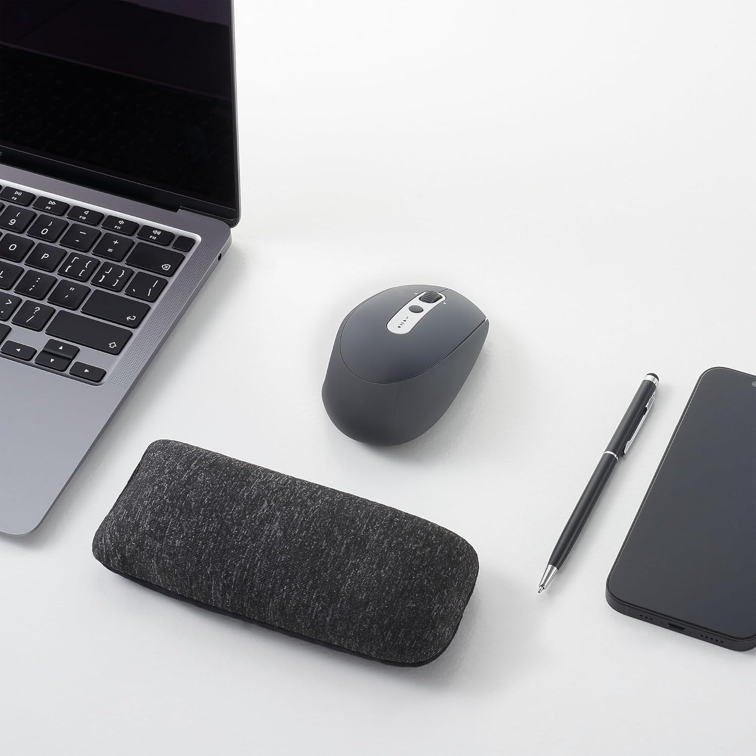 image:imageSTAPLES Beaded Keyboard Wrist Rest Ergonomic NonSlip Support Cushion for Comfortable Typing Durable BeadFilled Design for Office amp Computer Use Black