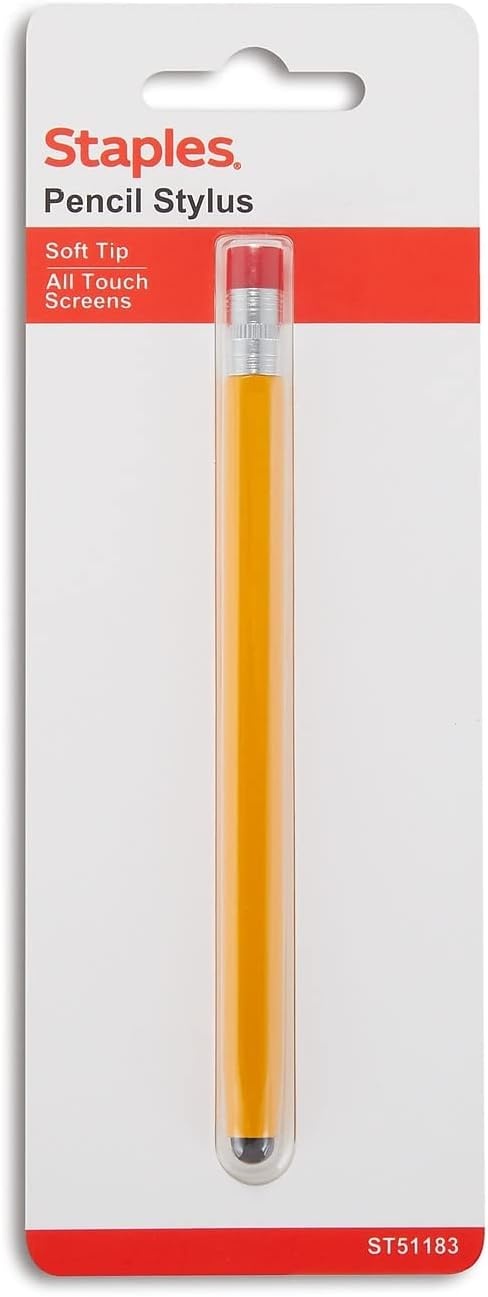 image:imageSTAPLES Universal Touch Screen Stylus HighPrecision Capacitive Pencil for iPad iPhone Samsung amp Android Tablets Smooth Writing amp Navigation for All Touchscreen Devices