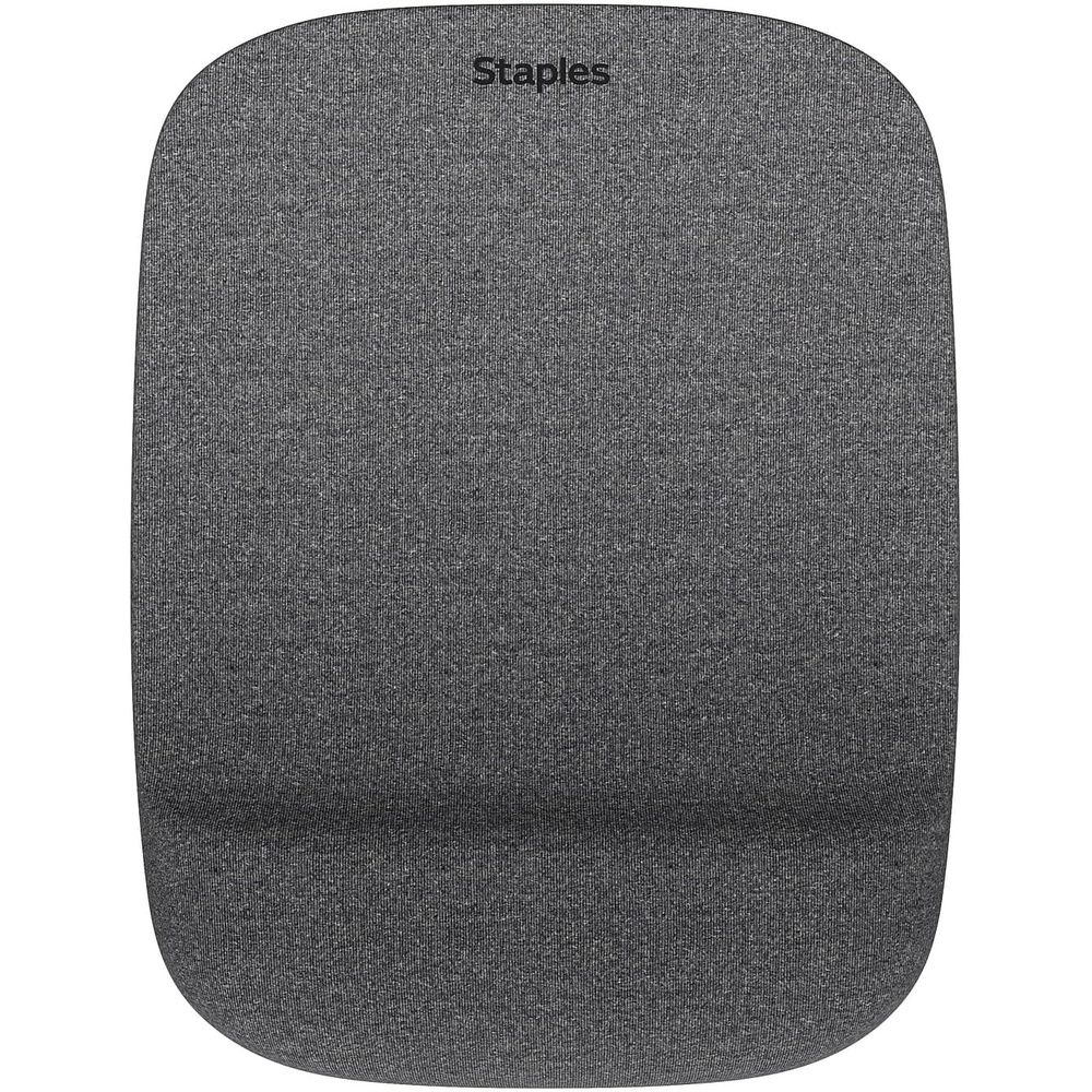 image:imageStaples Mouse Pad with Gel Wrist Rest Ergonomic NonSlip Base Soft Wrist Support for Comfortable Typing amp Precise Mouse Control Black 53326Gray
