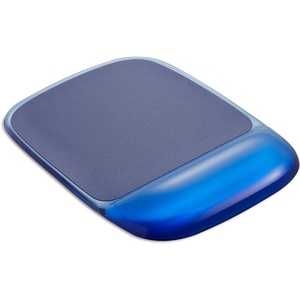 image:imageSTAPLES Mouse Pad with Gel Wrist Rest Ergonomic NonSlip Base Soft Wrist Support for Comfortable Typing amp Precise Mouse Control Black CrystalBlue