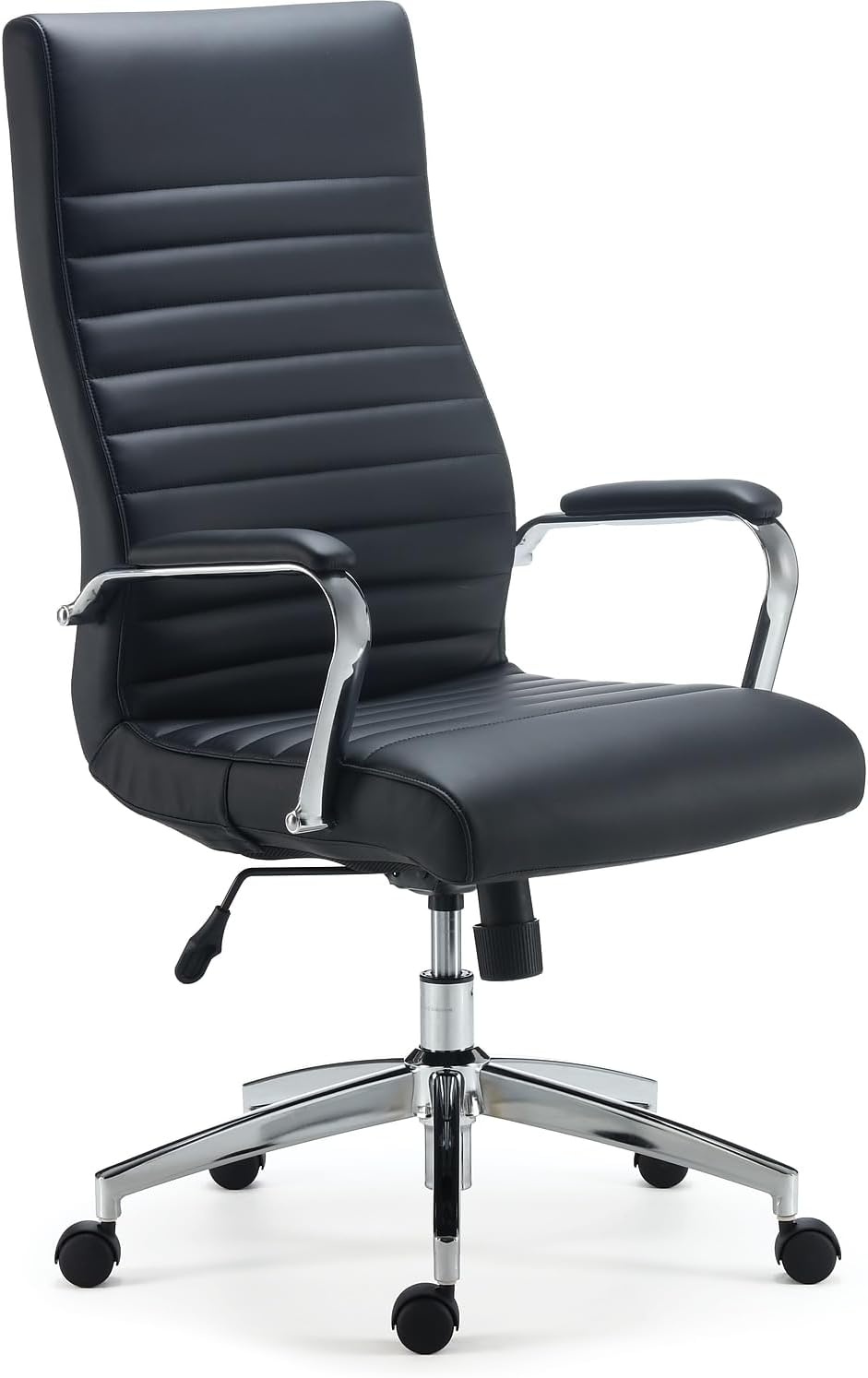 image:imageStaples Bentura Bonded Leather Managers Chair Black 2Pack