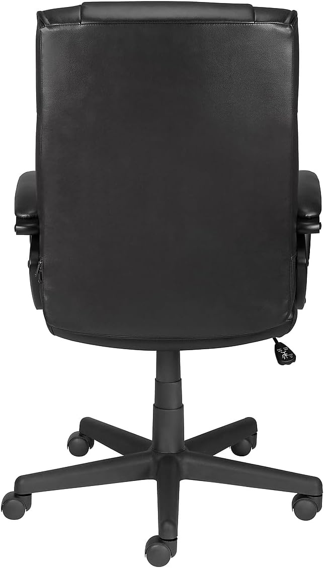 image:imageStaples Turcotte Luxura Faux Leather Computer and Desk Chair Black 2Pack