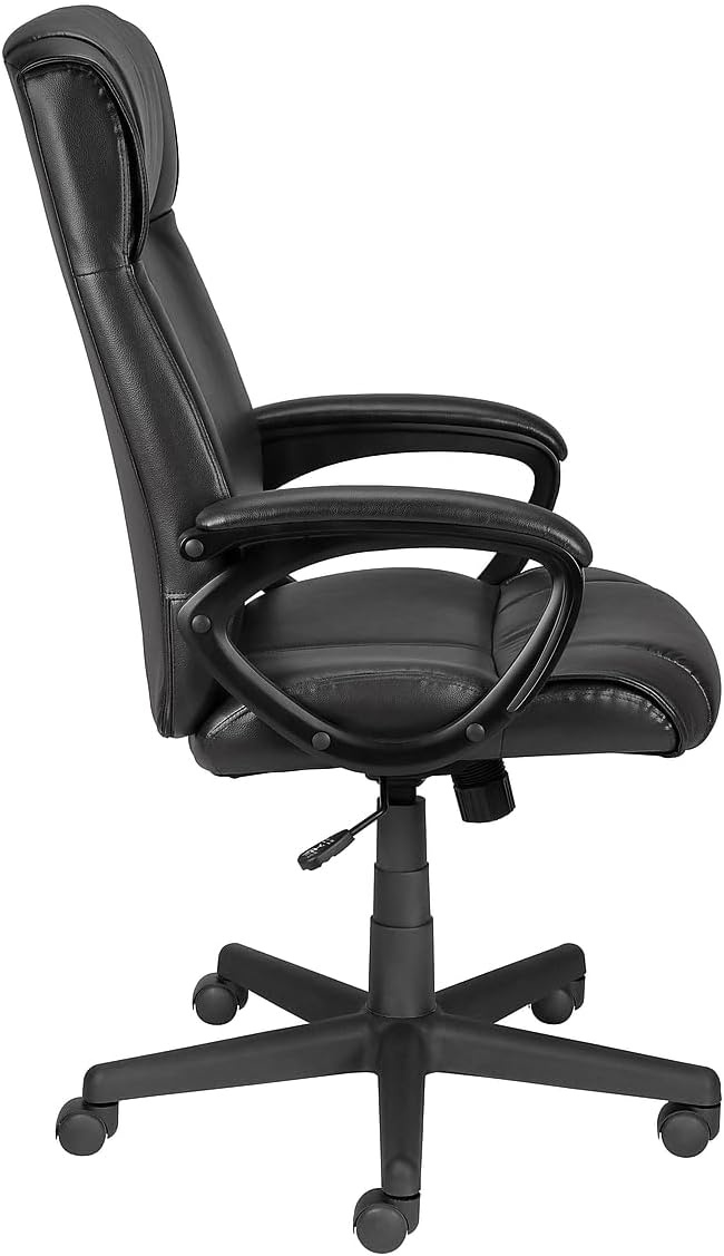 image:imageStaples Turcotte Luxura Faux Leather Computer and Desk Chair Black 2Pack