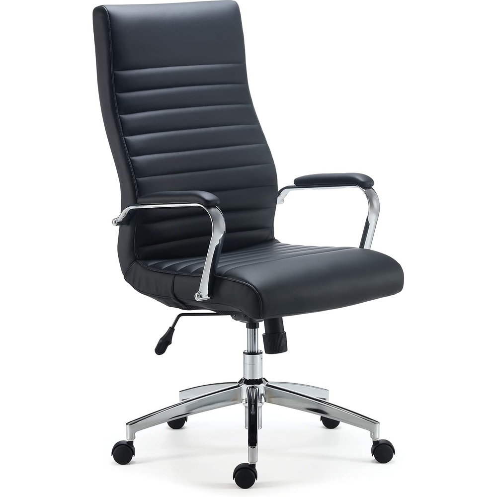 image:imageStaples Bentura Bonded Leather Managers Chair Black 2Pack