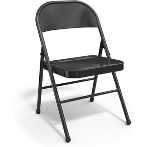 image:imageSTAPLES Folding amp Stacking Chair TaupeBlack