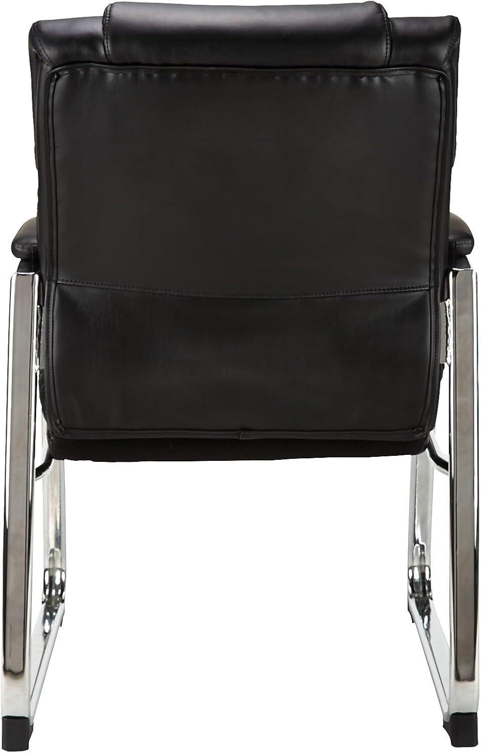 image:imageSTAPLES Guest amp Reception Chair Faux Leather Black 2Pack