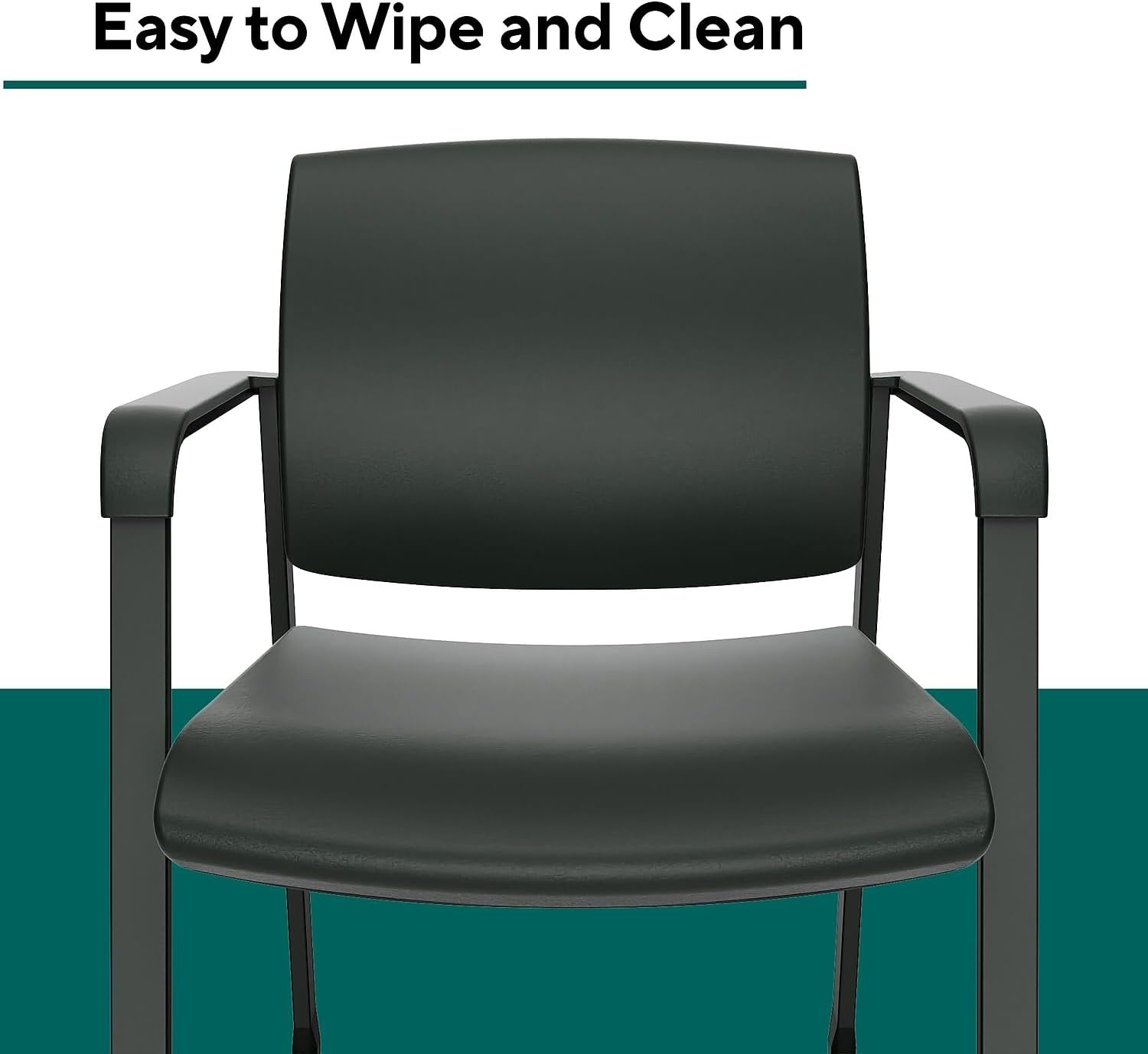 image:imageWorkplace 20 Guest amp Reception Chair Mesh Stackable BlackPoly