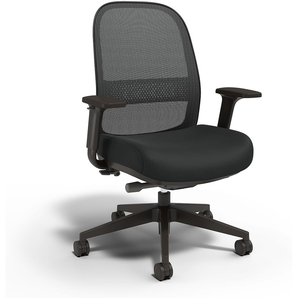 image:imageWorkplace 20 Ergonomic Task Chair Mesh Ergonomic Lumbar Support Adjustable Height BlackFabric