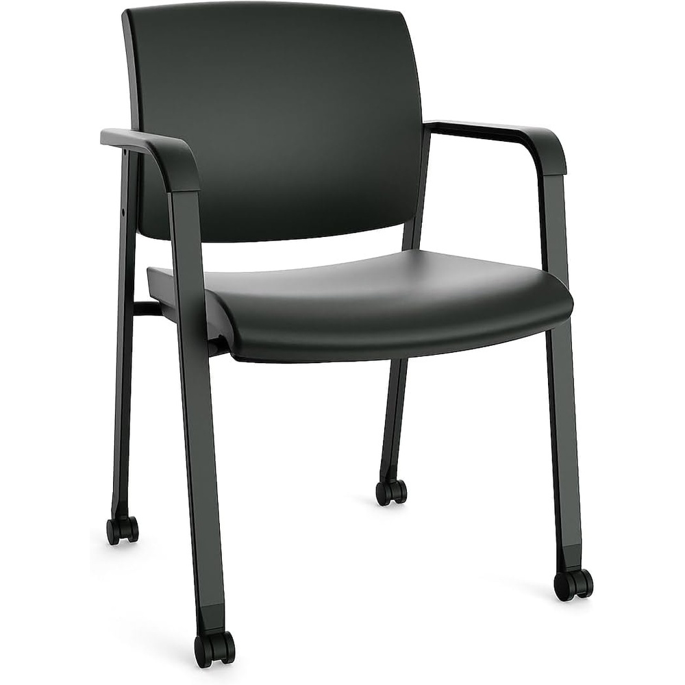 image:imageWorkplace 20 Guest amp Reception Chair Mesh Stackable BlackPoly