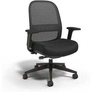 image:imageWorkplace 20 Ergonomic Task Chair Mesh Ergonomic Lumbar Support Adjustable Height BlackFabric
