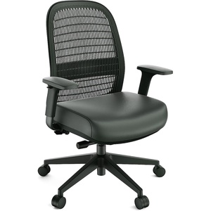 image:imageWorkplace 20 Ergonomic Task Chair Mesh Ergonomic Lumbar Support Adjustable Height BlackPoly