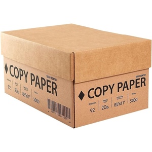 image:imageStaples Printer Paper 85 x 11 Inch 20 lb 92 Bright White Sheets 10 Ream Carton10 Reams