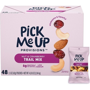 image:imagePick Me Up Provisions Classic Trail Mix 48 SingleServe Bags HighProtein Snack Perfect for LunchesNut  Cranberry